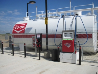 Fenced Above Ground Tank