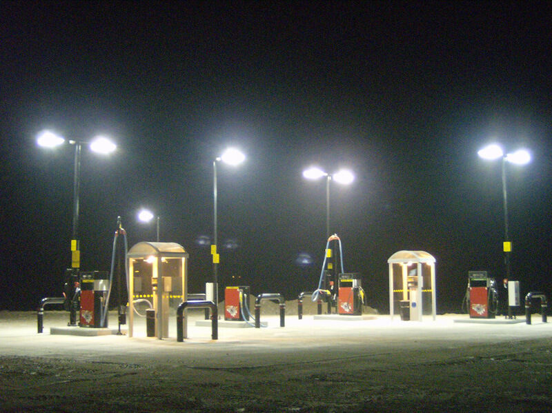 Fueling Station Night